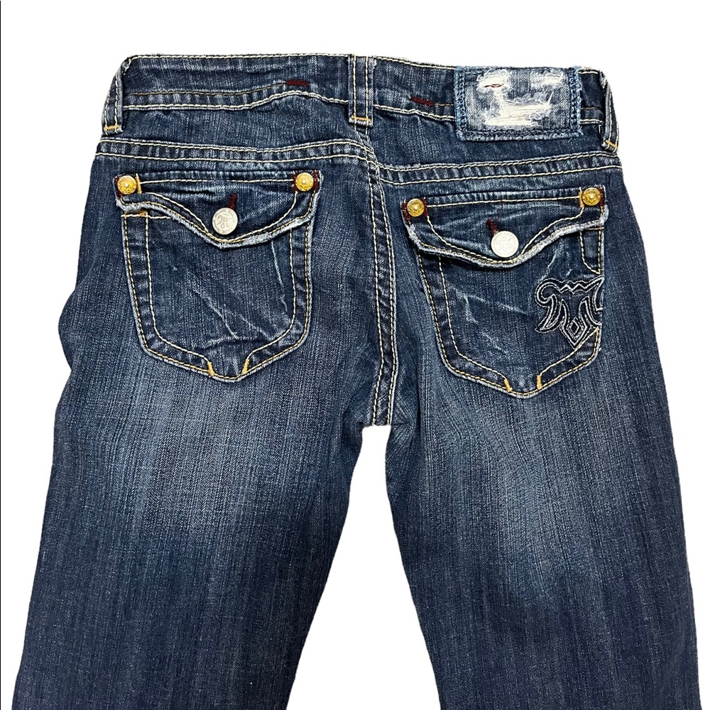 MEK DARK WASH BOOTCUT JEANS